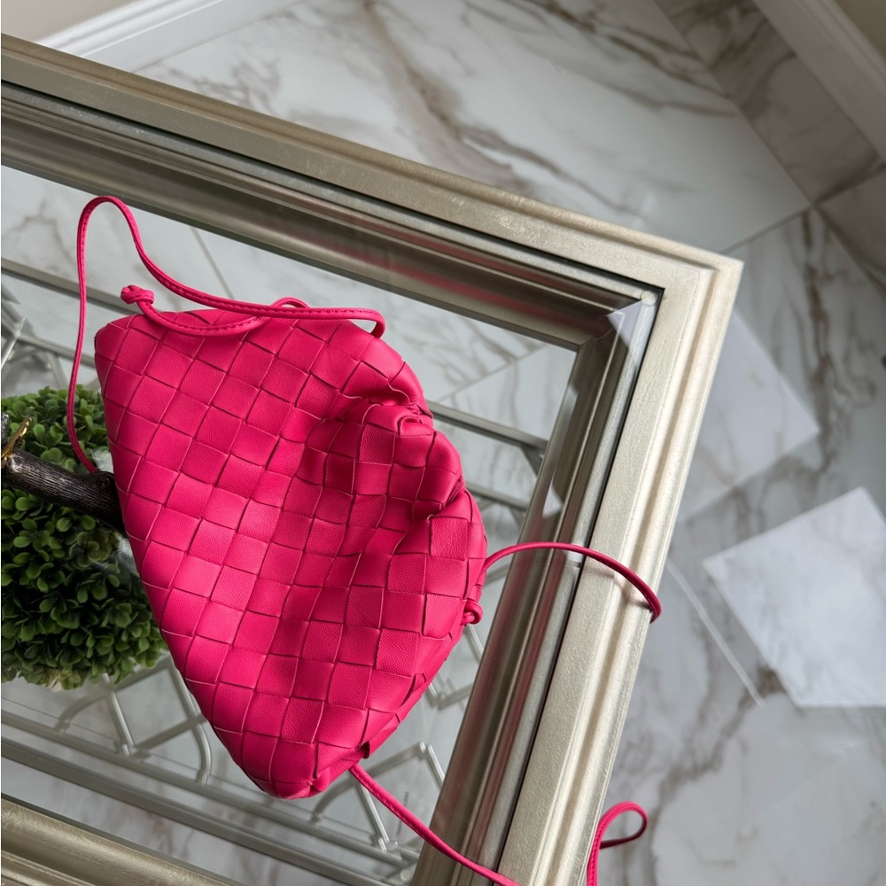 Bottega Veneta Pink Clutch
